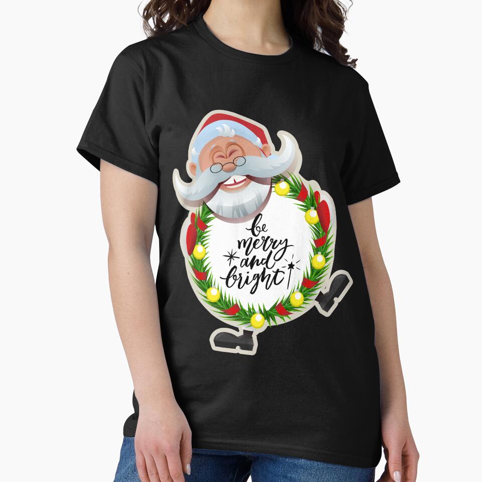 Be Merry And Bright Santa Claus by taogiauco