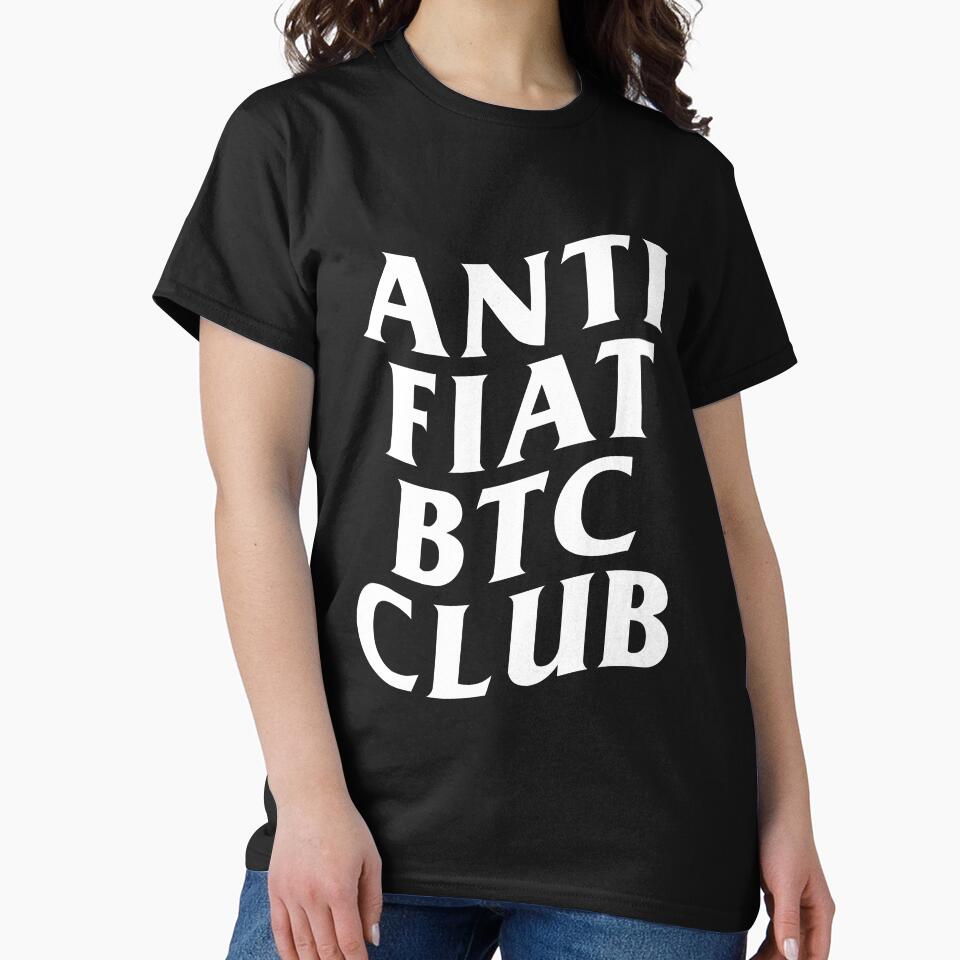 Anti Fiat BTC Club (Black) by Liberancaps