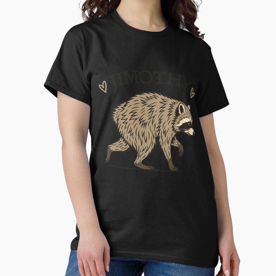 Jimothy Viral Raccoon Funny Meme, Funny Trash Panda Wildlife, Retro Animal Lover by BFrymireP4