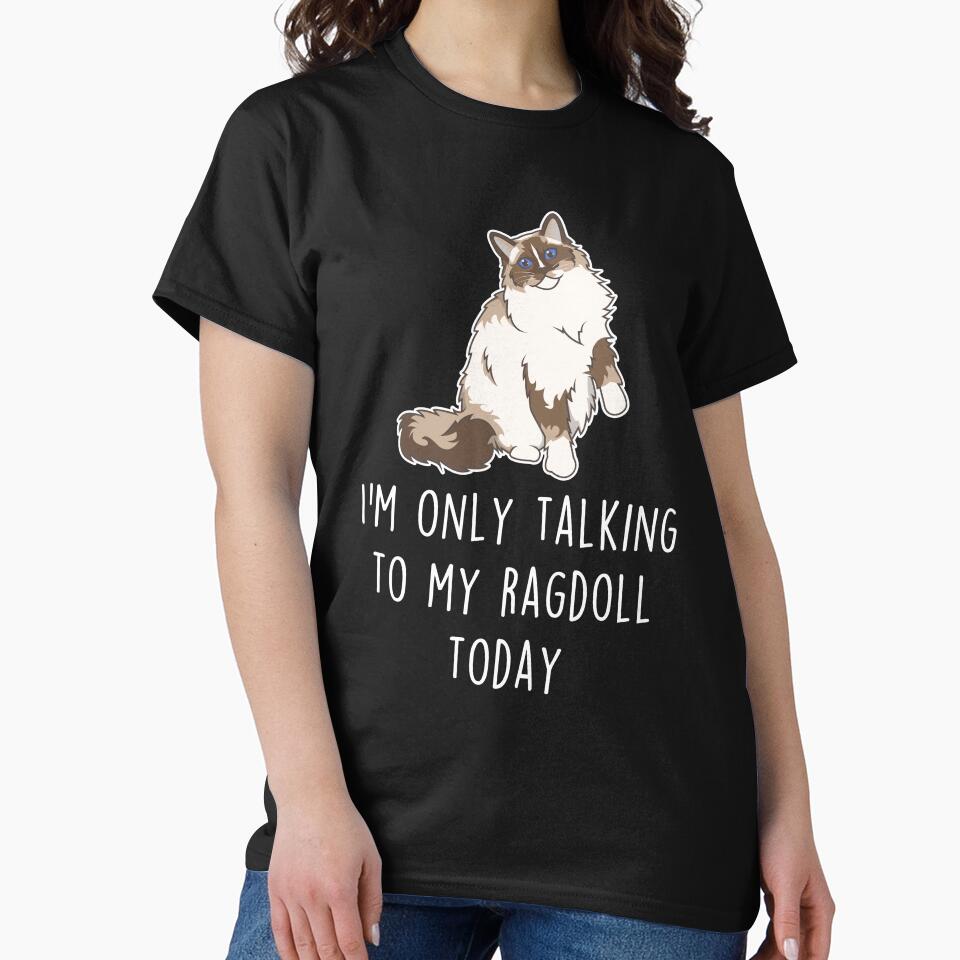 Ragdoll Cat Talking To by Clara Hollins