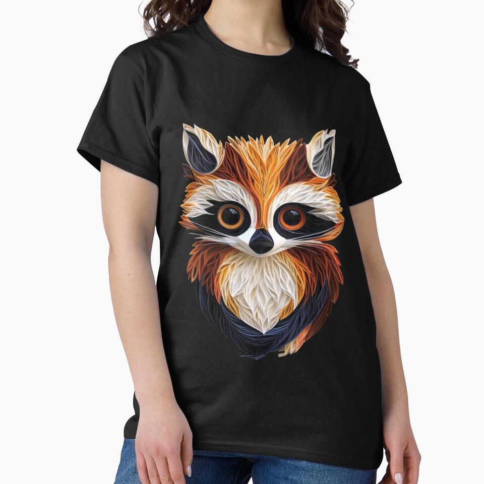 Cute Kawaii Raccoon by PrintsByFrank