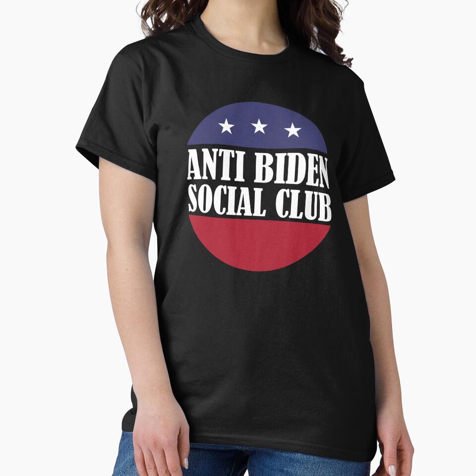 Anti Biden Social Club, American Flag Design by notasimp