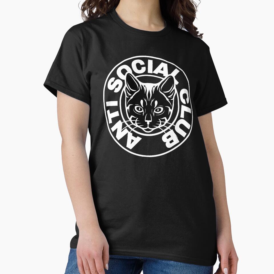 anti social club cat by CoconutSportsCo