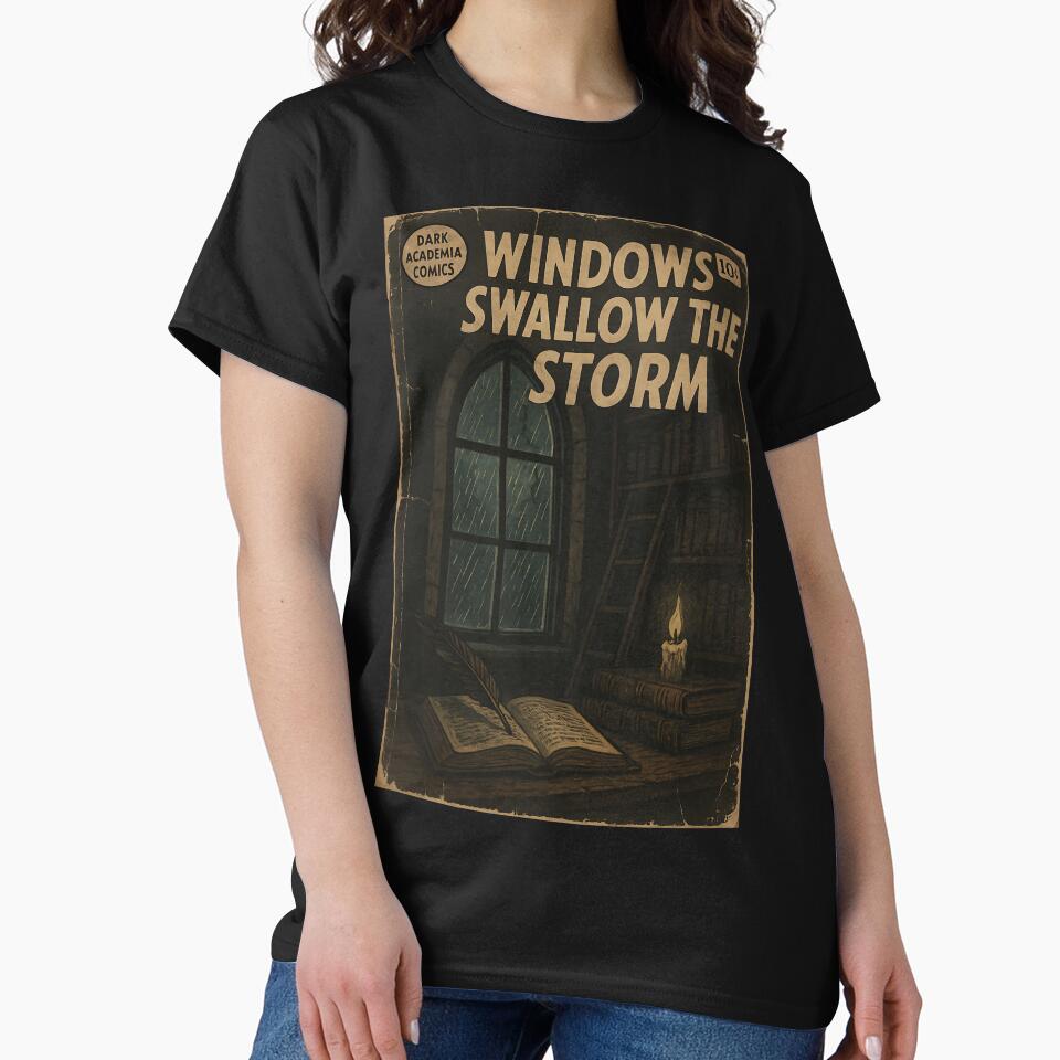Scholarly Dark Academia: Windows swallow the storm by bapupa