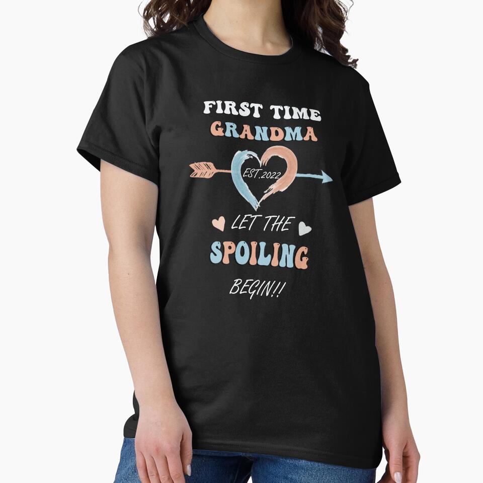 First Time Grandma New Grandmother by Cute & Sassy Custom Gifting Boutiques