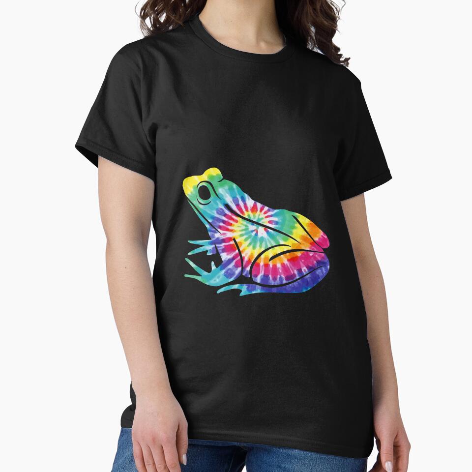 Colorful Tie Dye Frog by LittleShop79