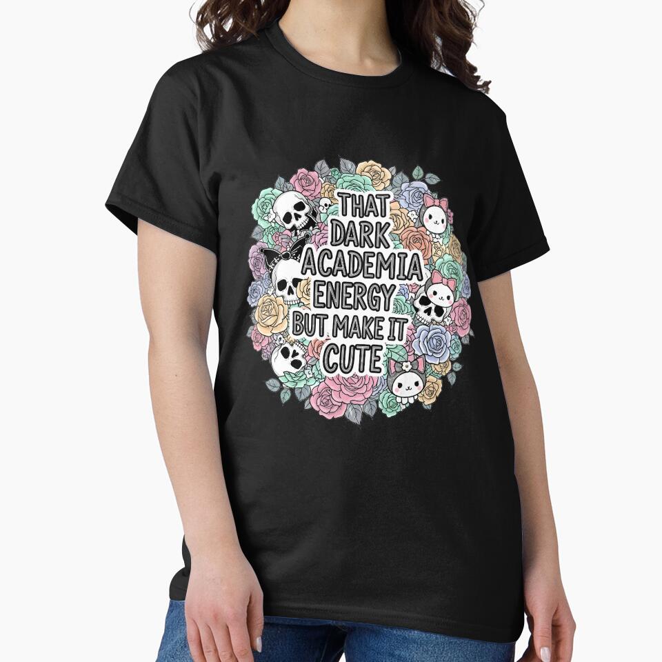 That Dark Academia Energy But Make It Cute - Skulls and Roses Aesthetic by AnnDesignStudio