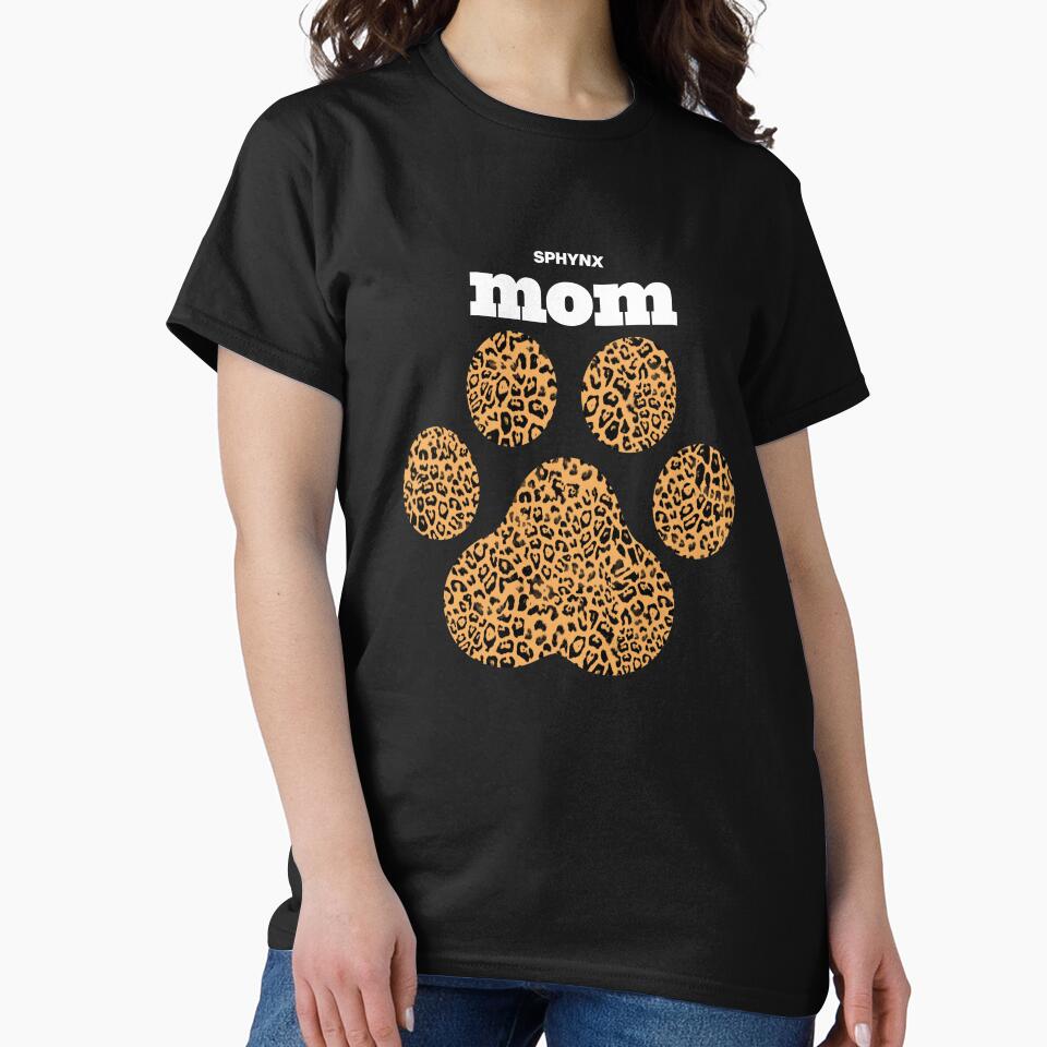 Haute Leopard Sphynx Mom Cat Paw With Rich Leopard Print by HauteLeopard