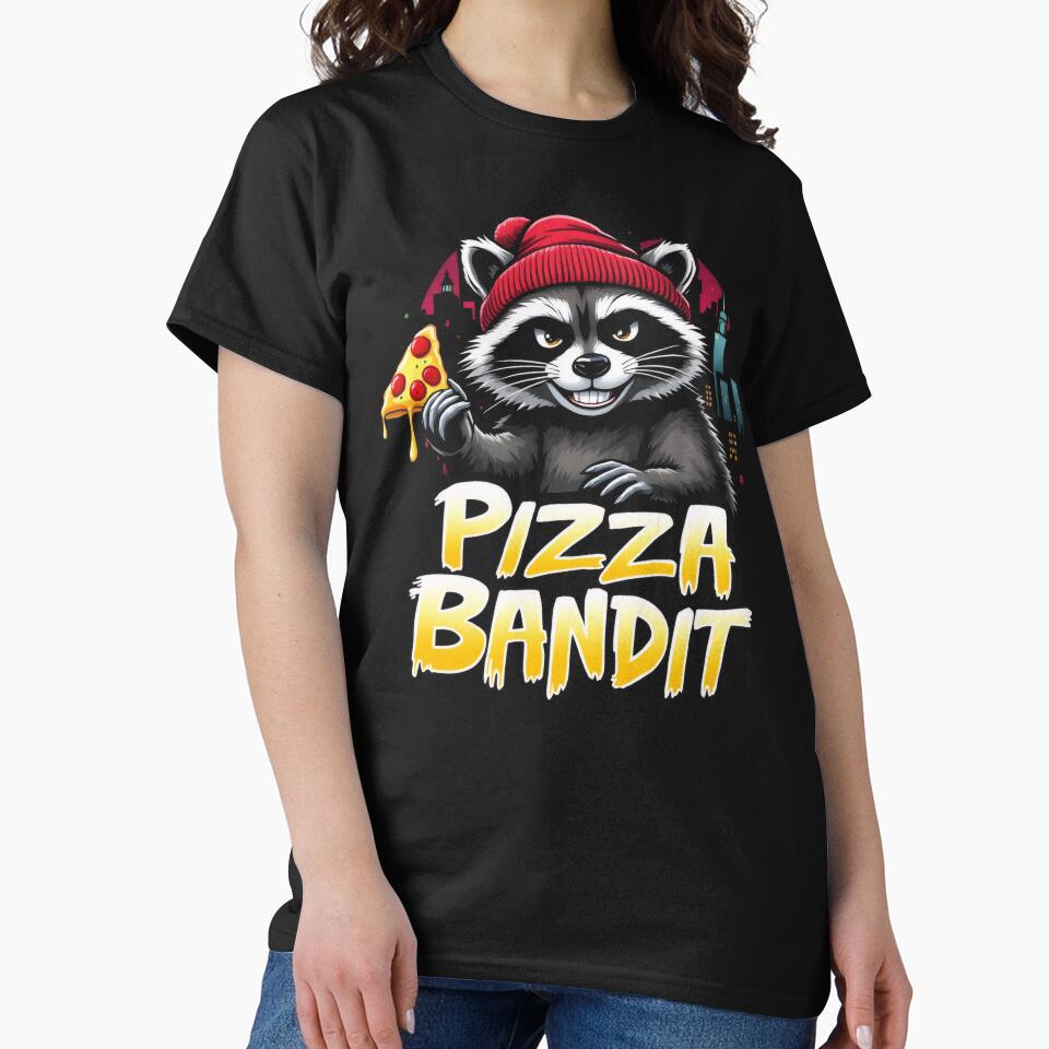 Raccoon Pizza Bandit by Topmaxdesign