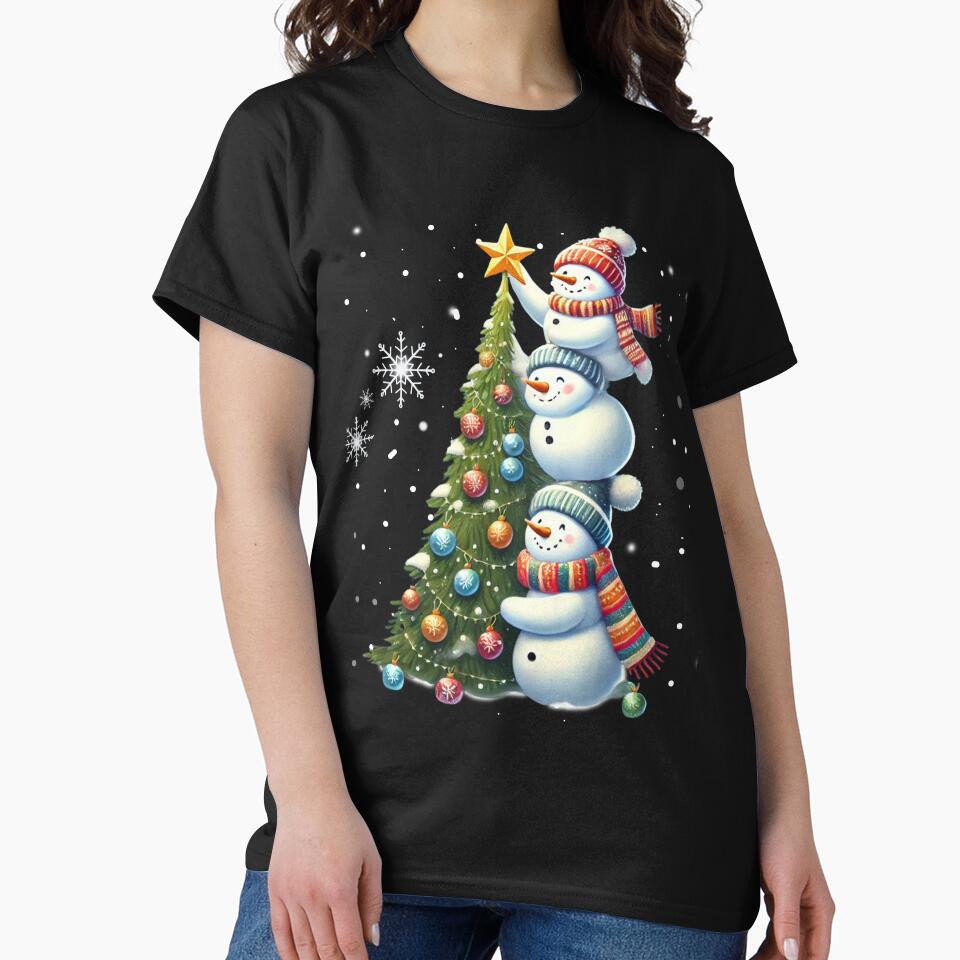 Cute Christmas Funny Snowman by happinesproject