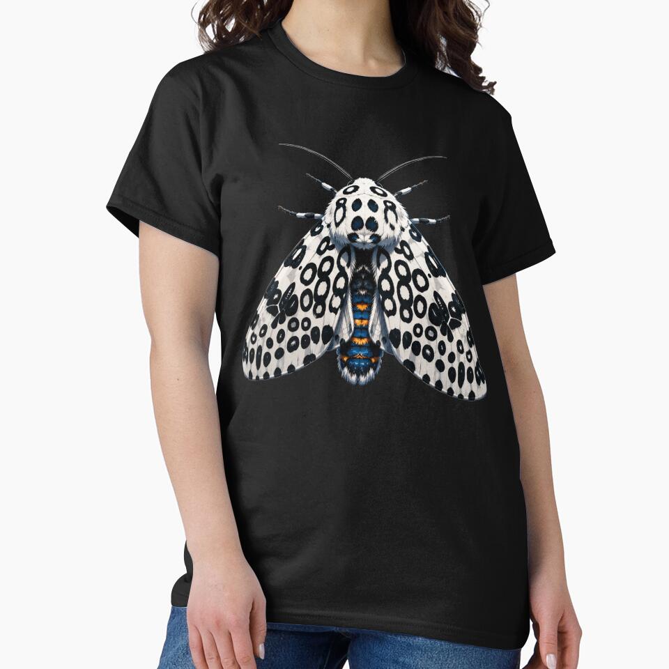 Giant Leopard Moth Hypercompe scribonia Anime Style by Harpagann