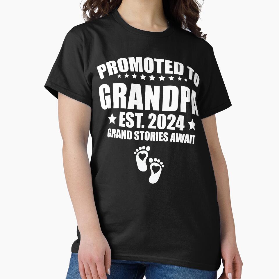 Promoted to Grandpa Est. 2024: Ready for Grand Cuddles by EidosEmporiium