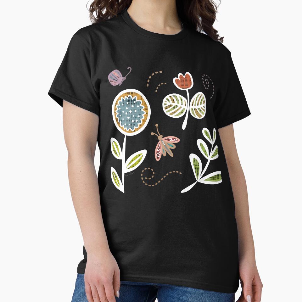 Retro 50s inner child - hygge scandi butterfly country garden. Caroline Laursen original by Caroline Laursen