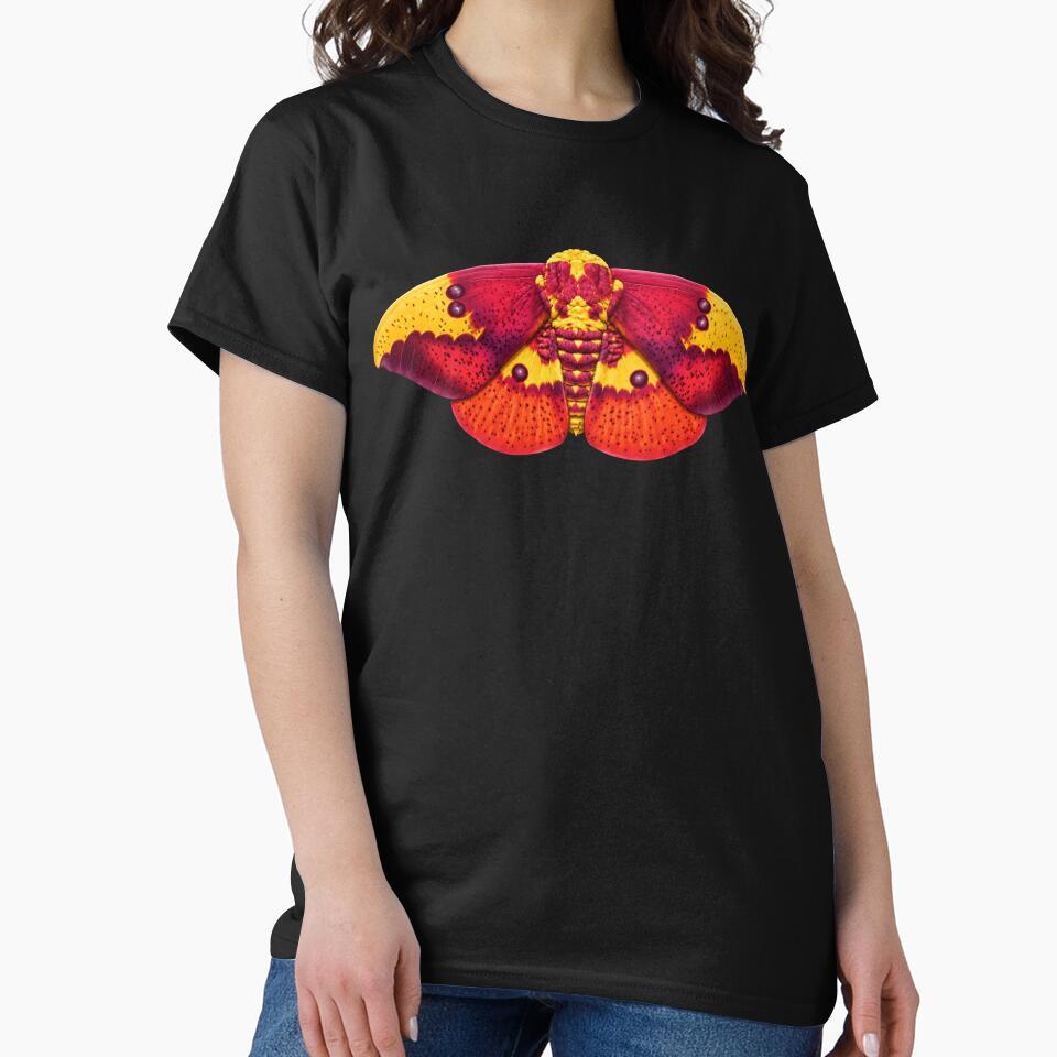 Imperial Moth Eacles imperialis Cartoon Style by Harpagann
