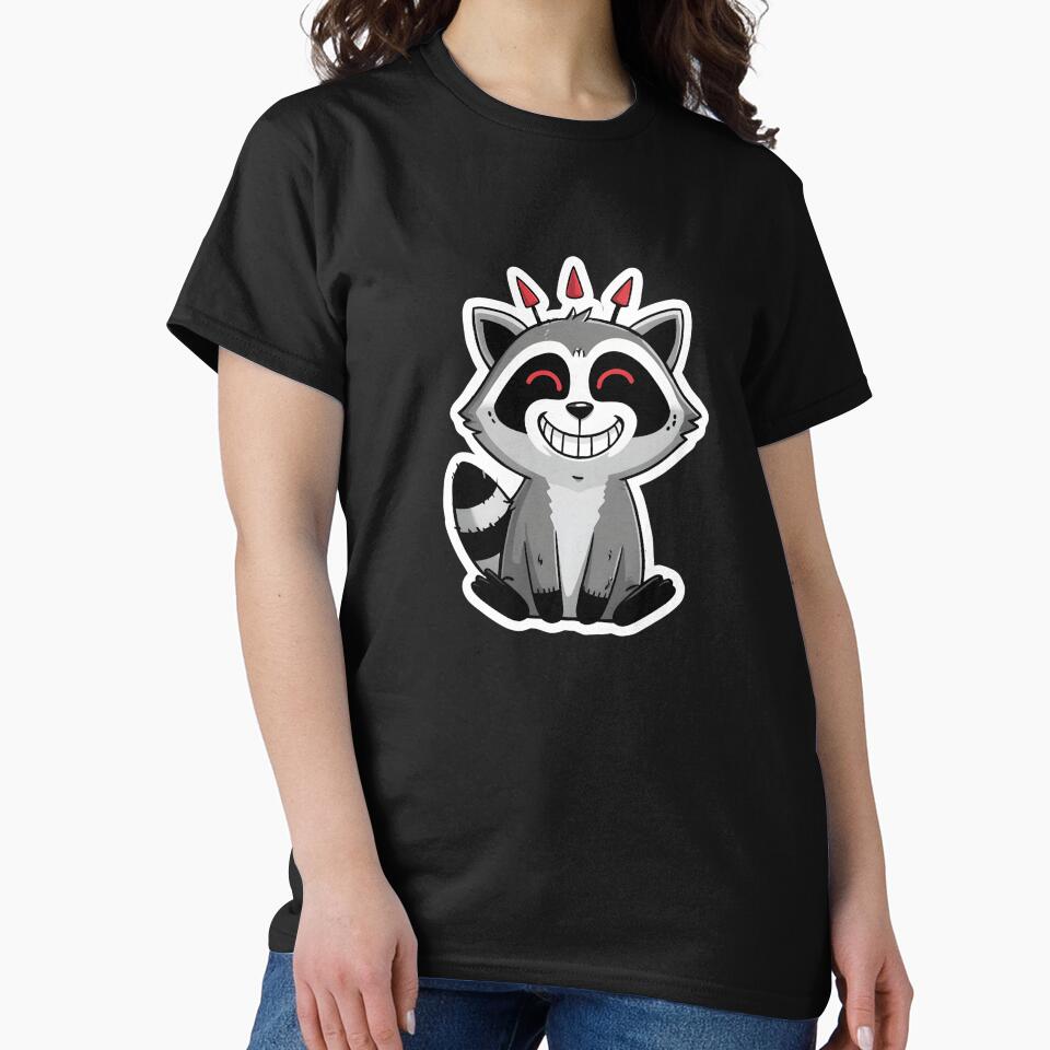 A CARTOON RACCOON CUTE by infinitearte