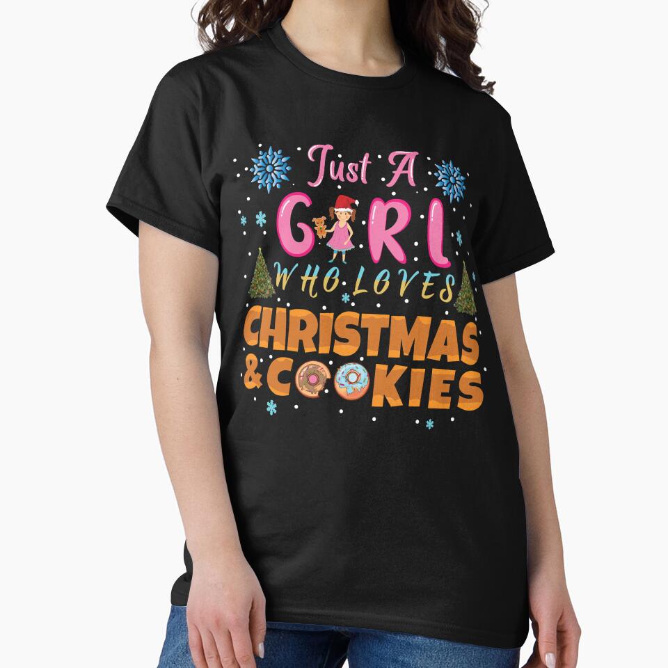 Just A Girl Who Loves Christmas And Cookies by amishacreates