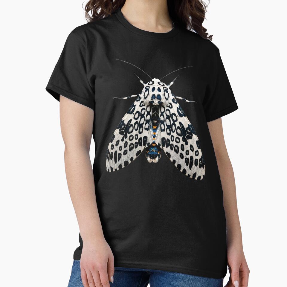 Giant Leopard Moth Hypercompe scribonia Realistic Style by Harpagann