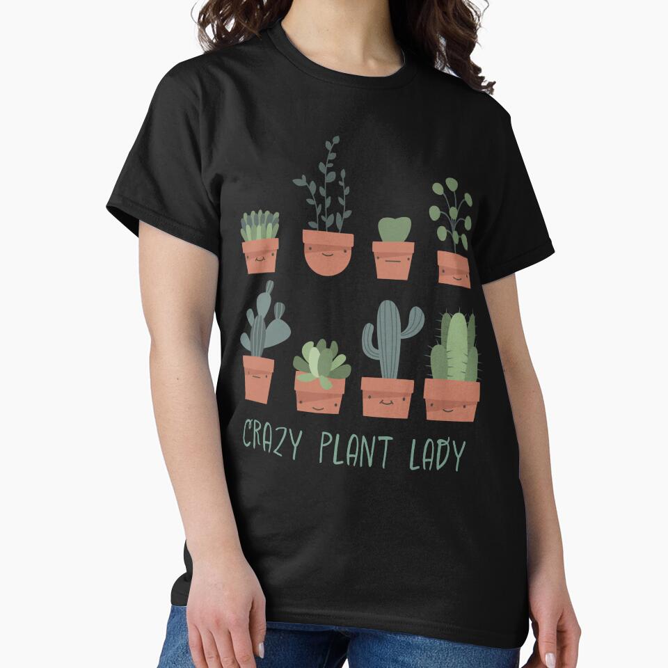 Crazy plant lady by Alicia Illustration