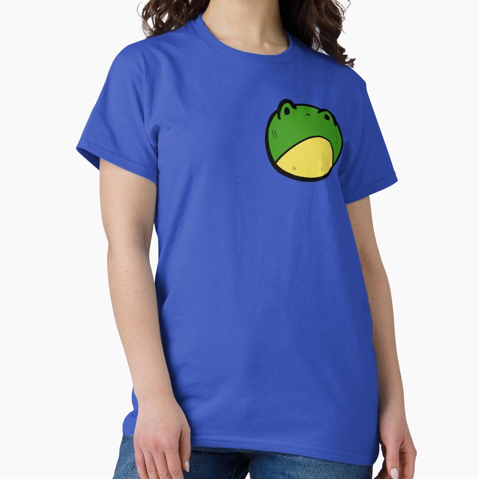 Funky Funny Round Cartoon Frog – Cute Amphibian by HairyBanana