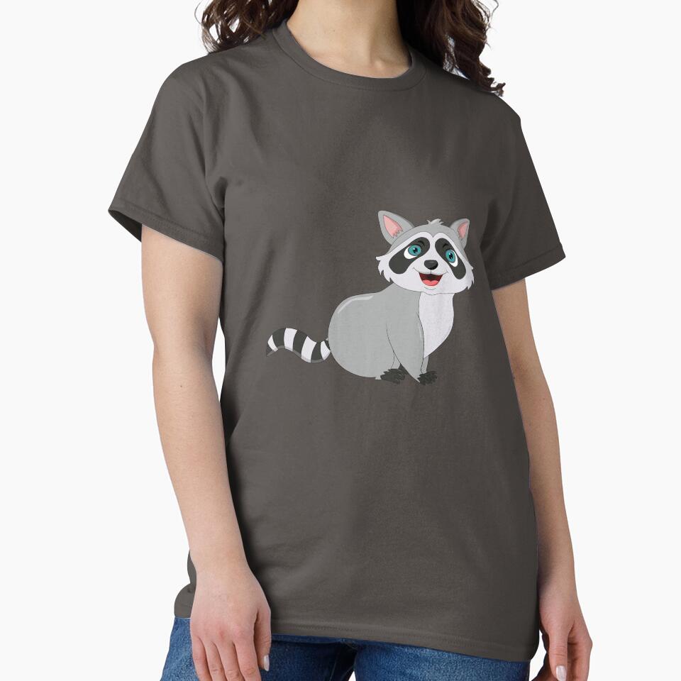 Cute Raccoon Sitting by atedesigns