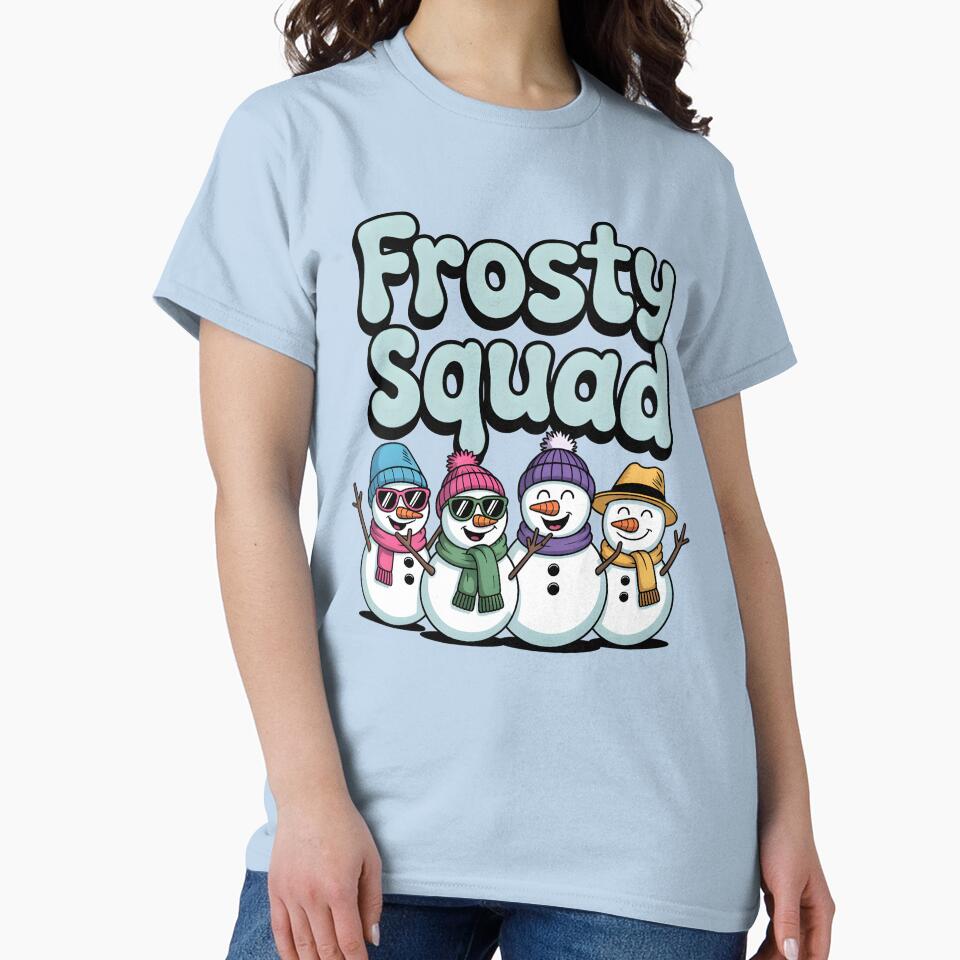 Frosty Squad – Cool Snowman Winter Fun by Jollys-ArtShop