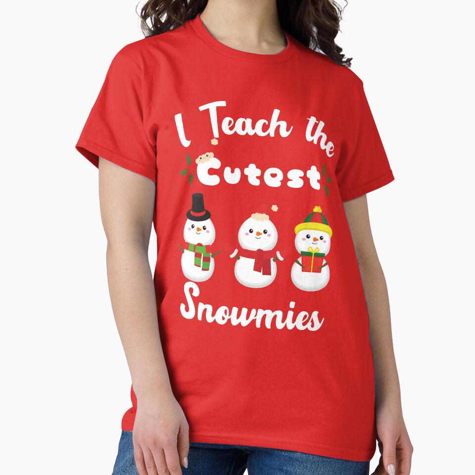I teach the cutest snomies, teacher’s cute Christmas apparel and gifts. by WhaleSharkShop
