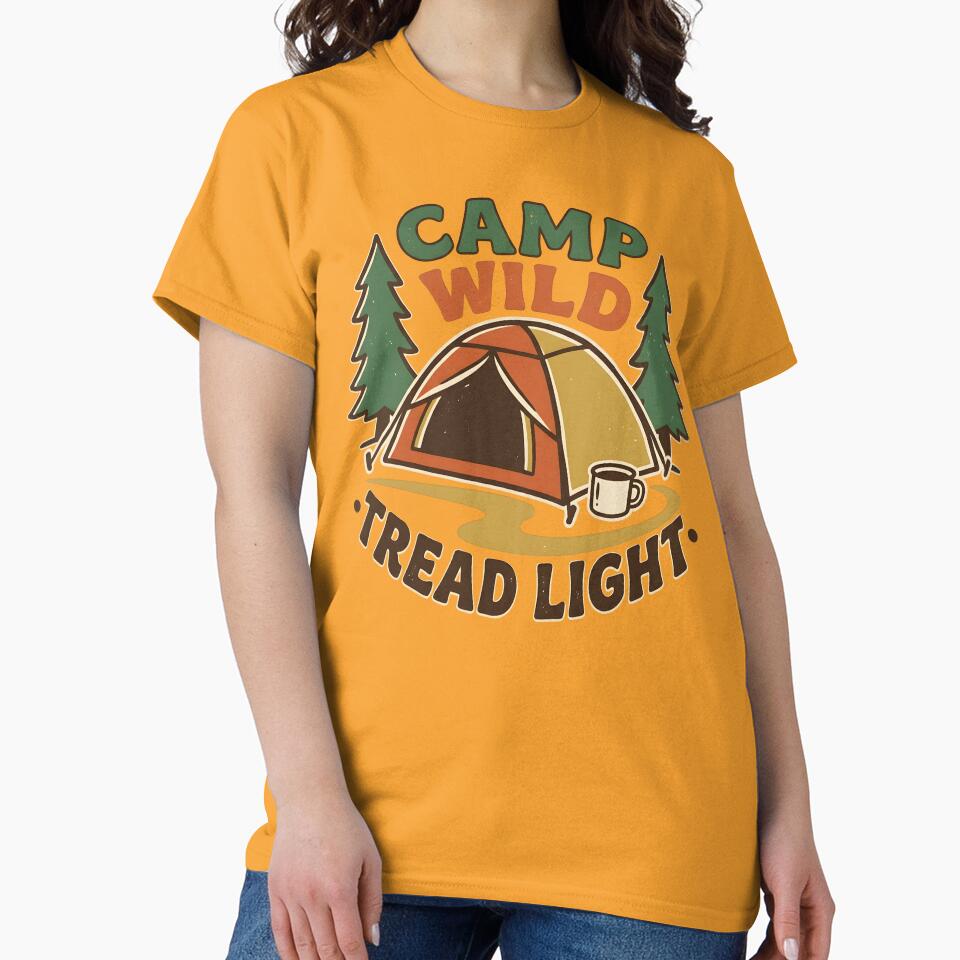 Camp Wild Tread Light – Vintage Camping Outdoor Adventure by Design-Fever-Co