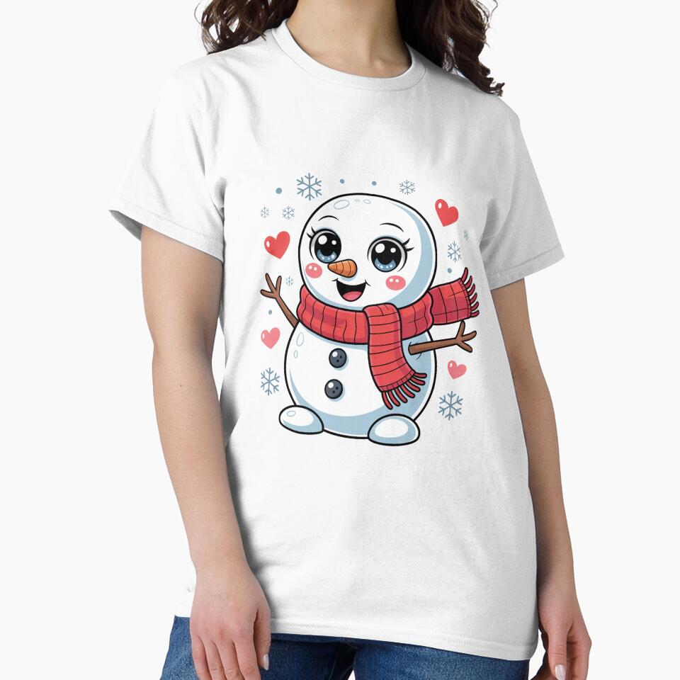 Cute Anime Snowman Christmas by MonkiFlipp