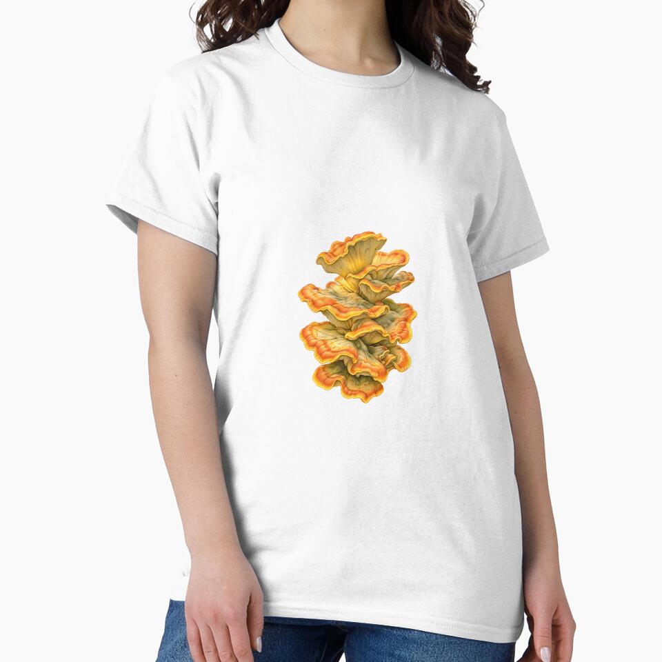 Chicken of the Woods | Foraging Mushroom Kitchen Art | Gourmet Forager Gift by Brackenlume Studio