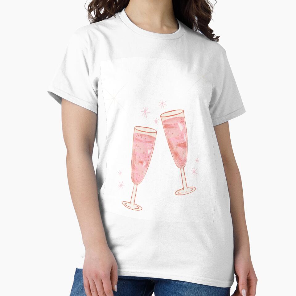 Pink Champagne Sparkles by Levision