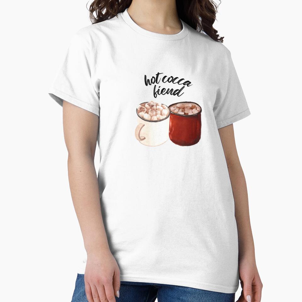 hot chocolate christmas mug by kristineamae