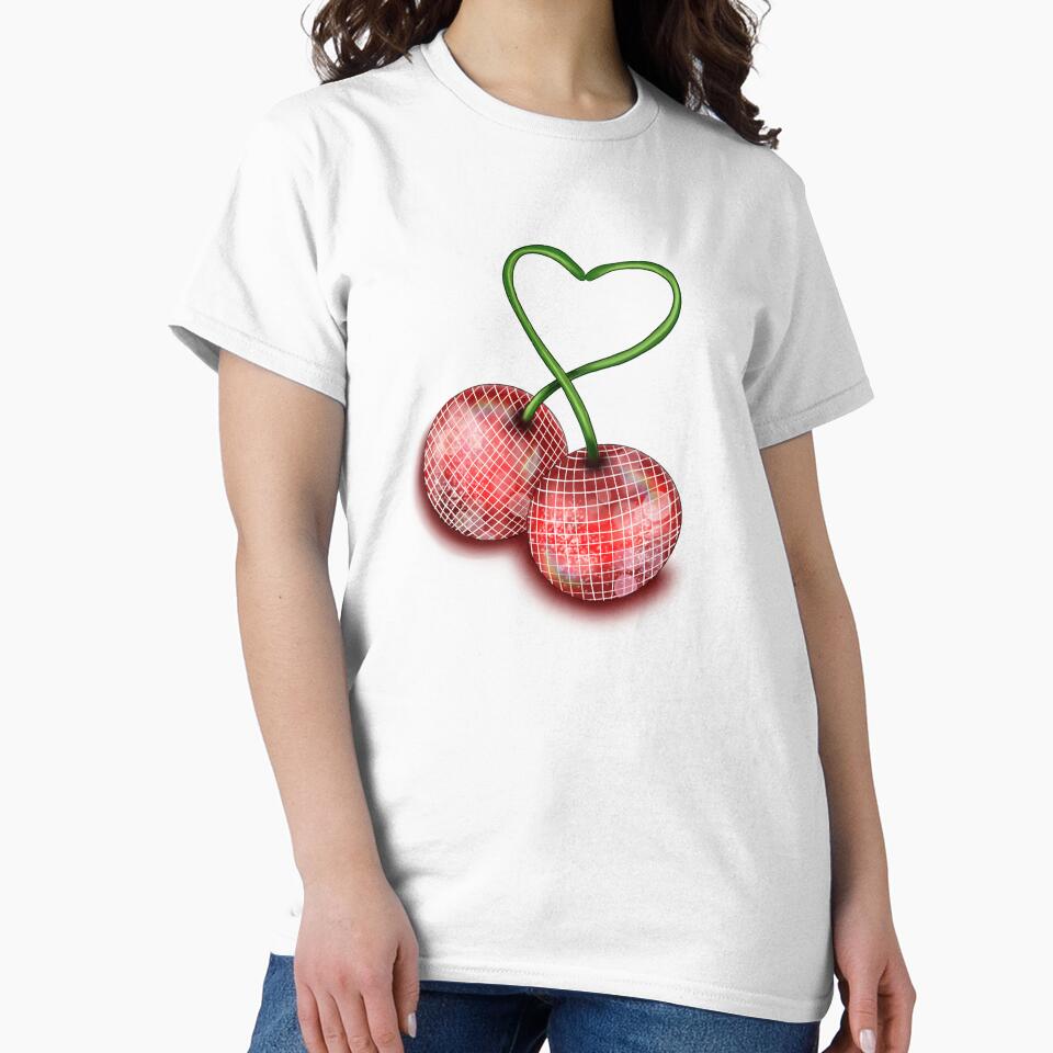 Cherry Disco Balls - Heart Cherry Disco Balls by SMillustrations