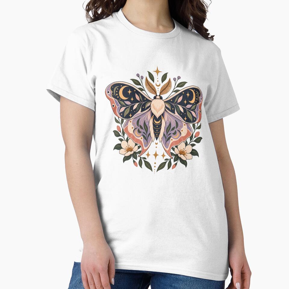 Celestial Floral Moth by Glottopia