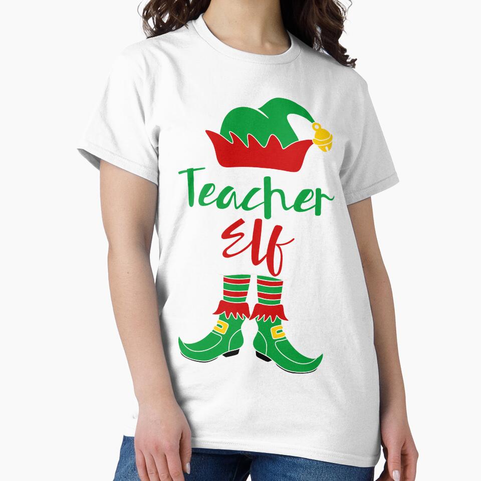 Teacher Elf by Christmas-Tees