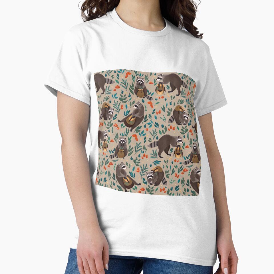 Mushroom Raccoons Pattern by SweetTea4U