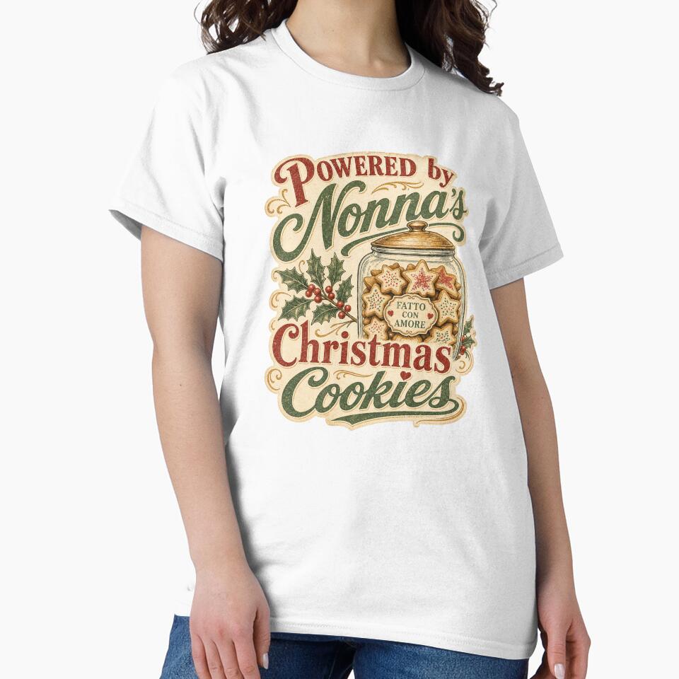 Powered by Nonnas Christmas Cookies Vintage cookie jar by BoosterShop