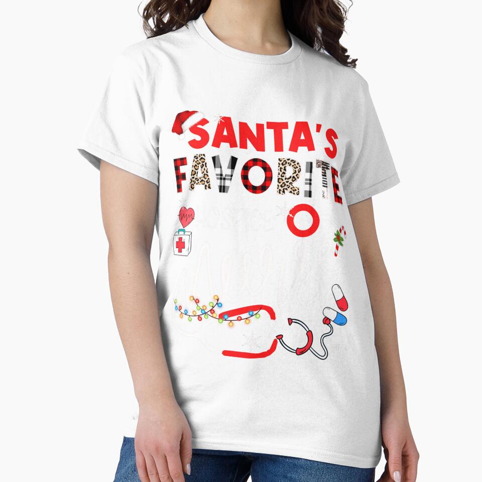 Christmas Retro Classic Nurse Merry Vintage Favorite Santas by Olincristie