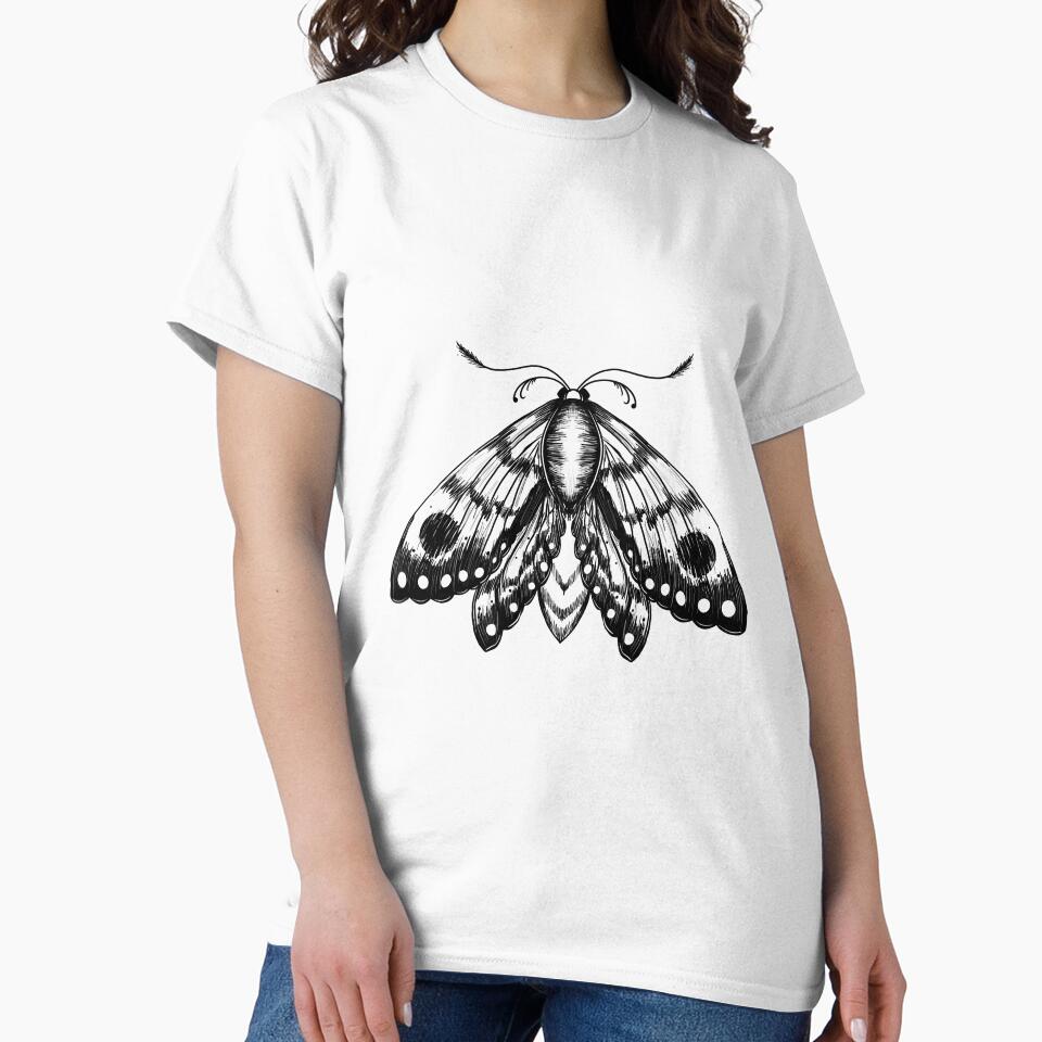 Moth Sketch by AnneCatriona