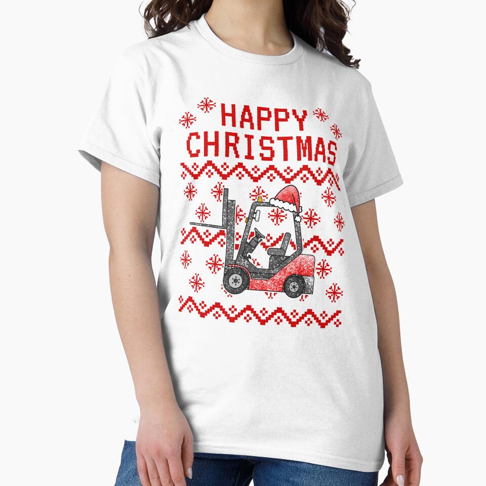 Forklift Truck Ugly Christmas by doodlerob