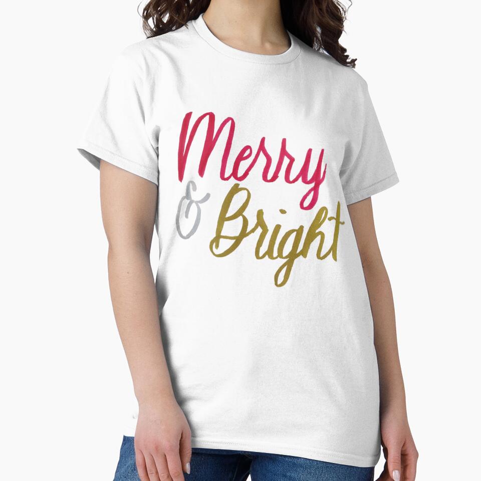 Merry and Bright calligraphy by jhsells98