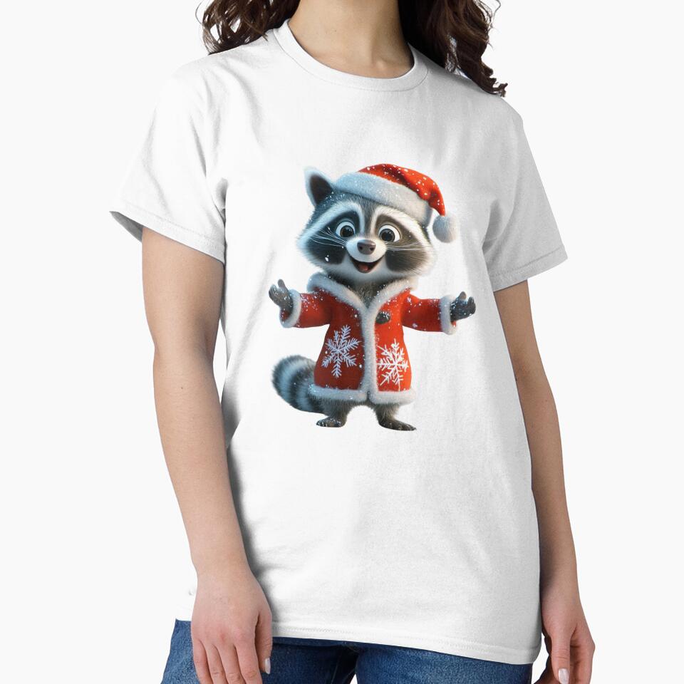 Happy Christmas Raccoon by NicolasGlowArt