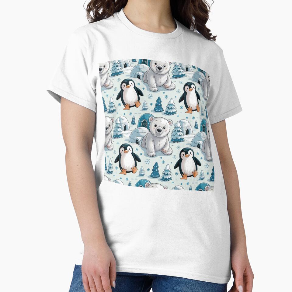 Polar Bear and Penguin by NicolasGlowArt