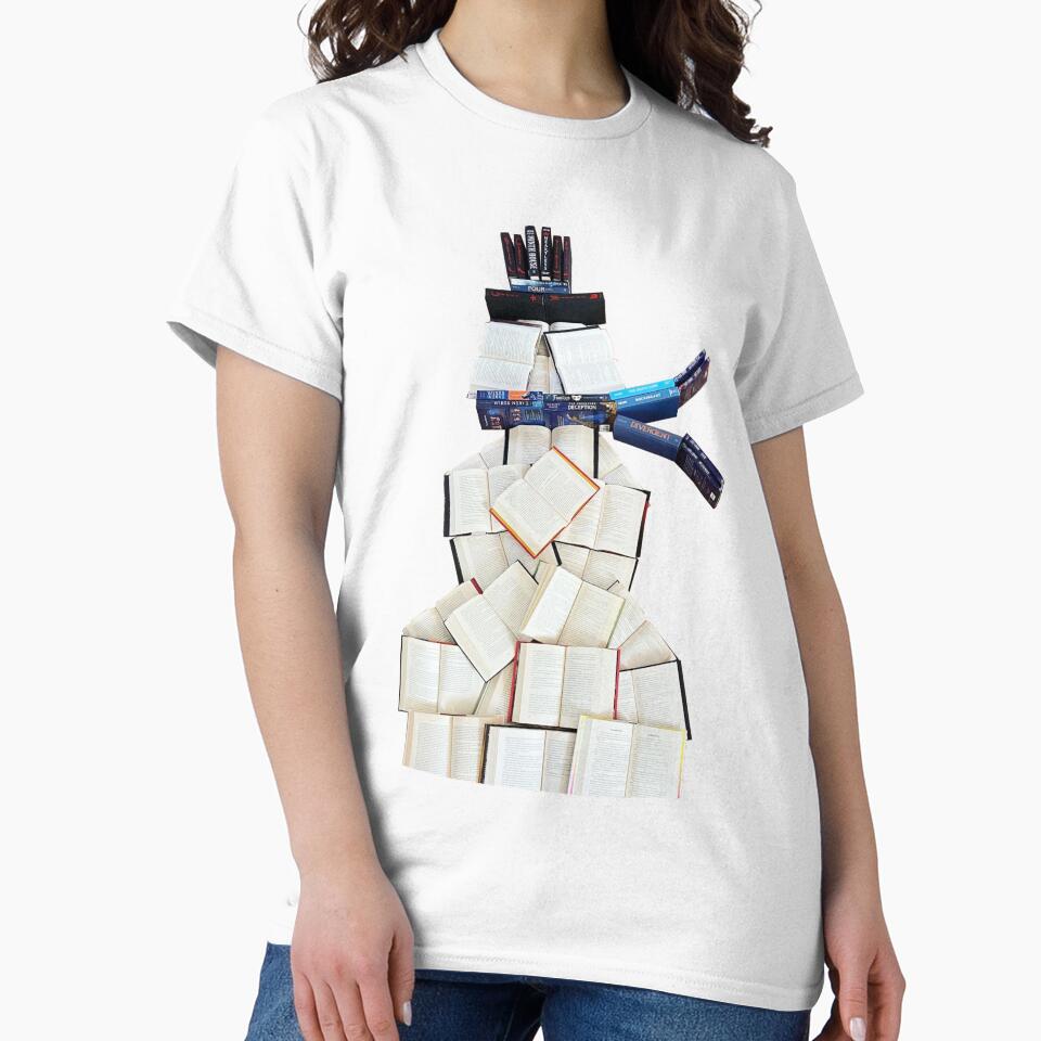 Book Snowman by WieDesigns