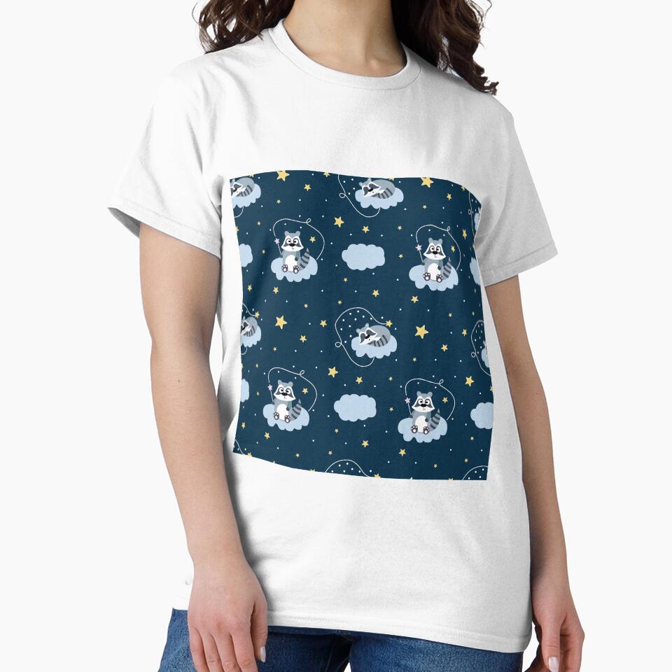 Raccoons Dreaming Night by SweetThreads79