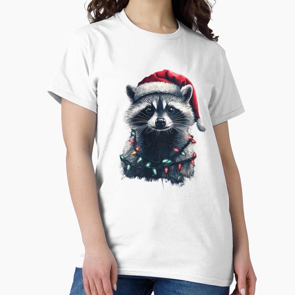 Raccoon Christmas by NicolasGlowArt
