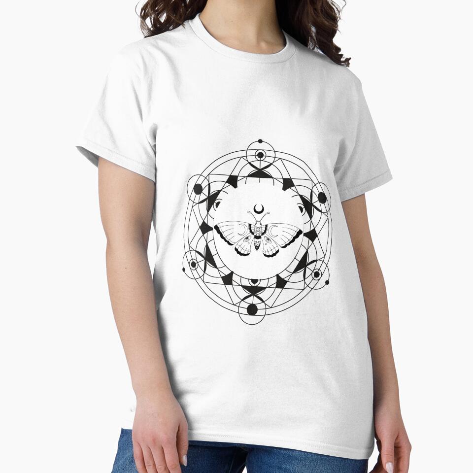 National Moth Week Gothic Design by Winter--Flowers