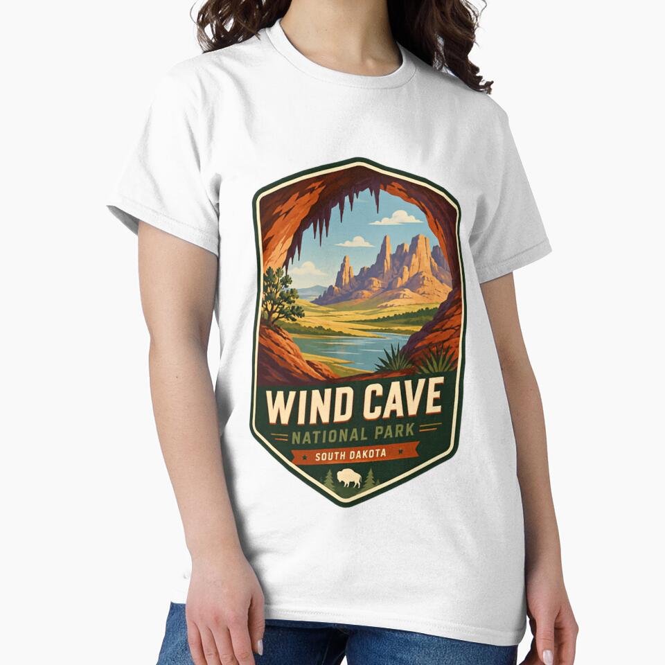 Wind Cave National Park South Dakota Traveler Hiker Explorer by Simsimah26Parks