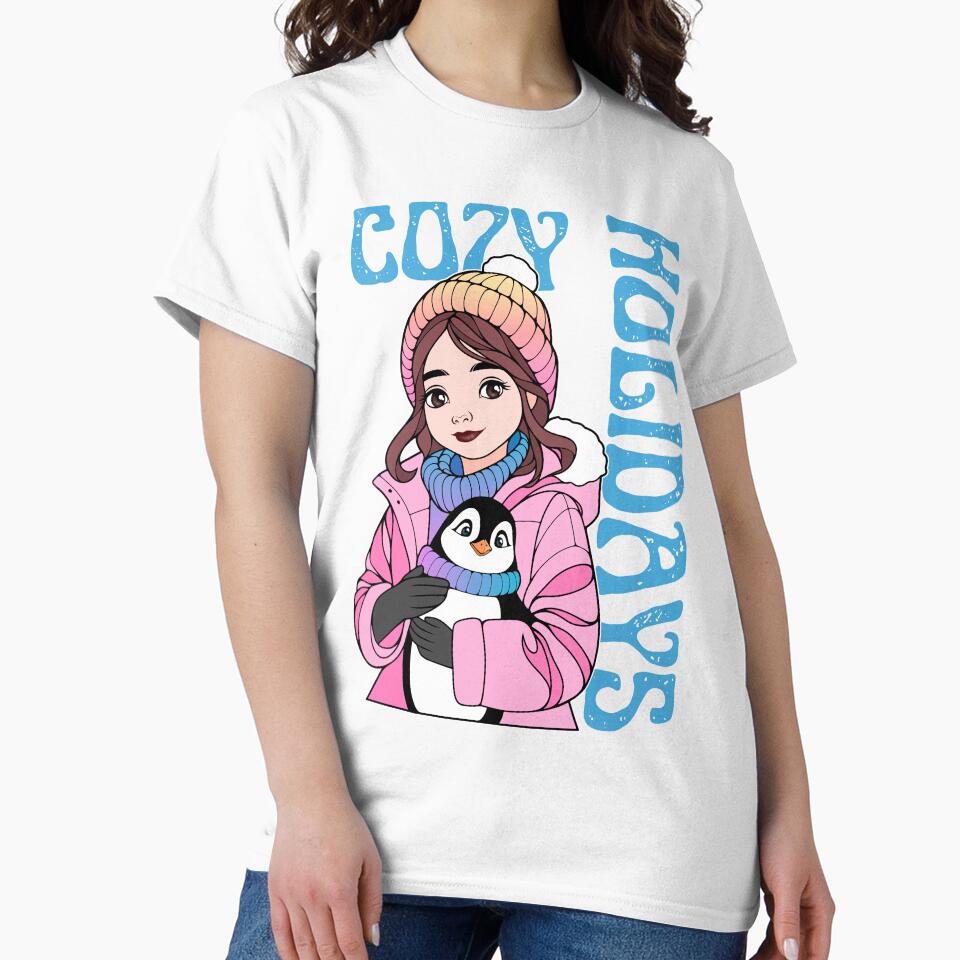 Girl With a Penguin | Cozy Holidays by ObsidianDaz