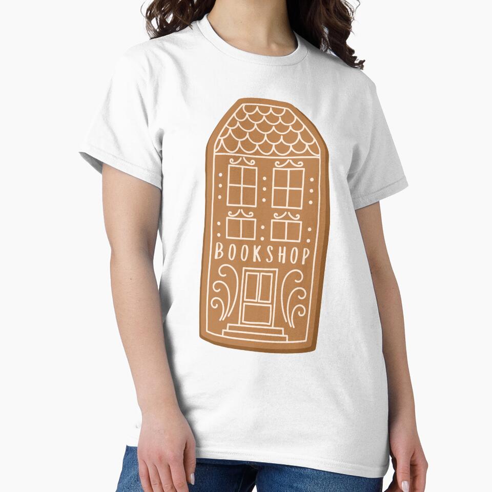 Christmas bookshop cookie by Neadoodles