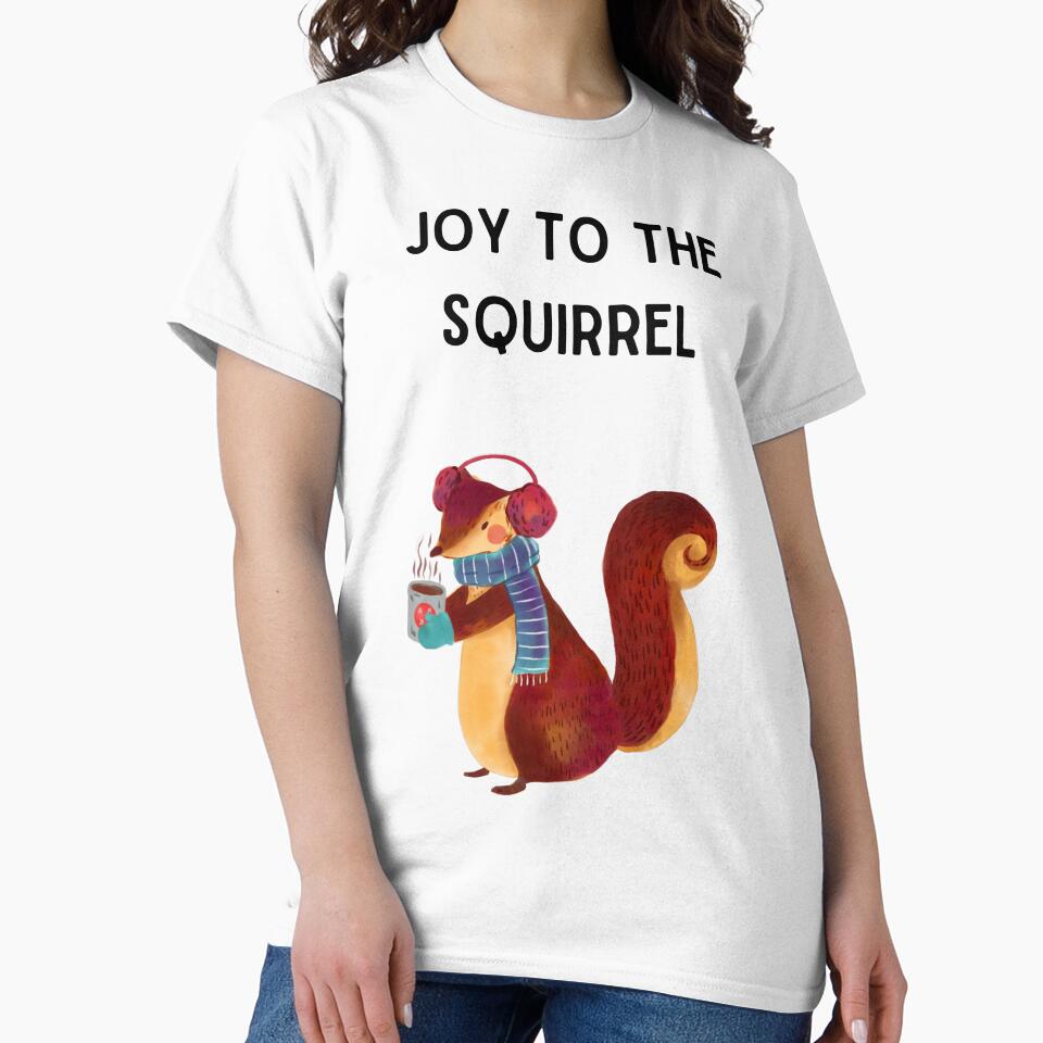 Joy to the Squirrel - Squirrel Christmas by Kristin Orsi